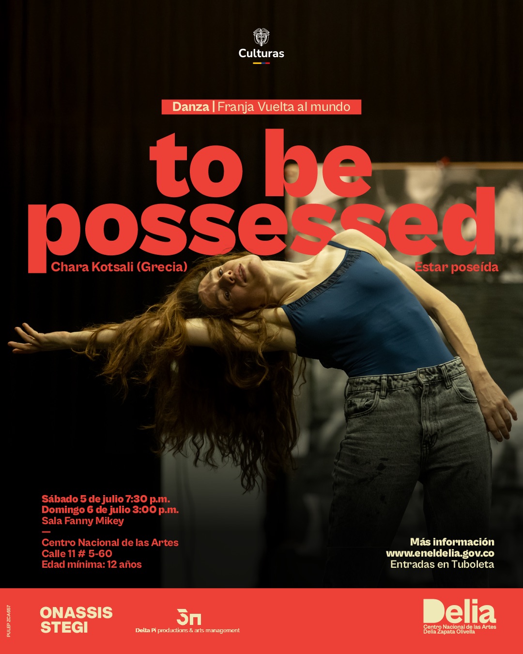 La coreógrafa griega Chara Kotsali pone en el escenario un cuerpo poseído por diferentes espíritus. to be possessed es una obra que habla de su obsesión con las posesiones, de su convicción de que todo está poseído y de que todas las personas están demonizadas.